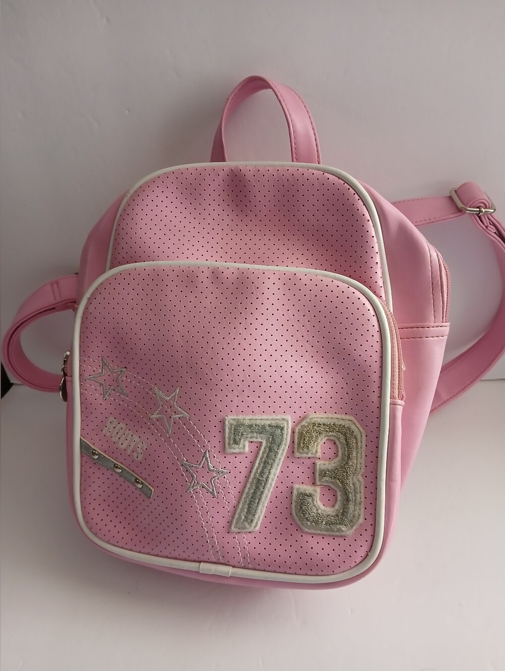 Vintage Roots Pink 73 Mini Backpack Y2K